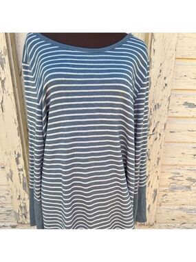 ODDY Striped Oversized Plus Nautical Pullover Sweater Top Shirt Minimalist H5